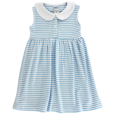 Summer Dress- Blue/White