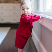 Red Corduroy - Dressy Short Set